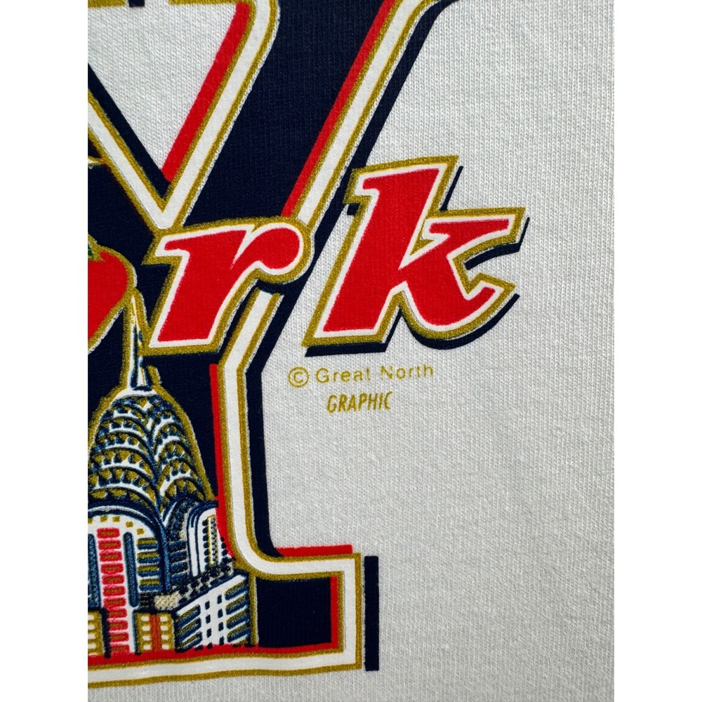 Steve Barrys New York Graphic T Shirt XL Mens White Statue Liberty Empire State - Picture 4 of 16